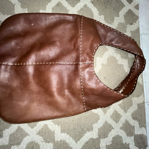 Adrienne Vittadini Brown Leather Handbag - Picture 12 of 12